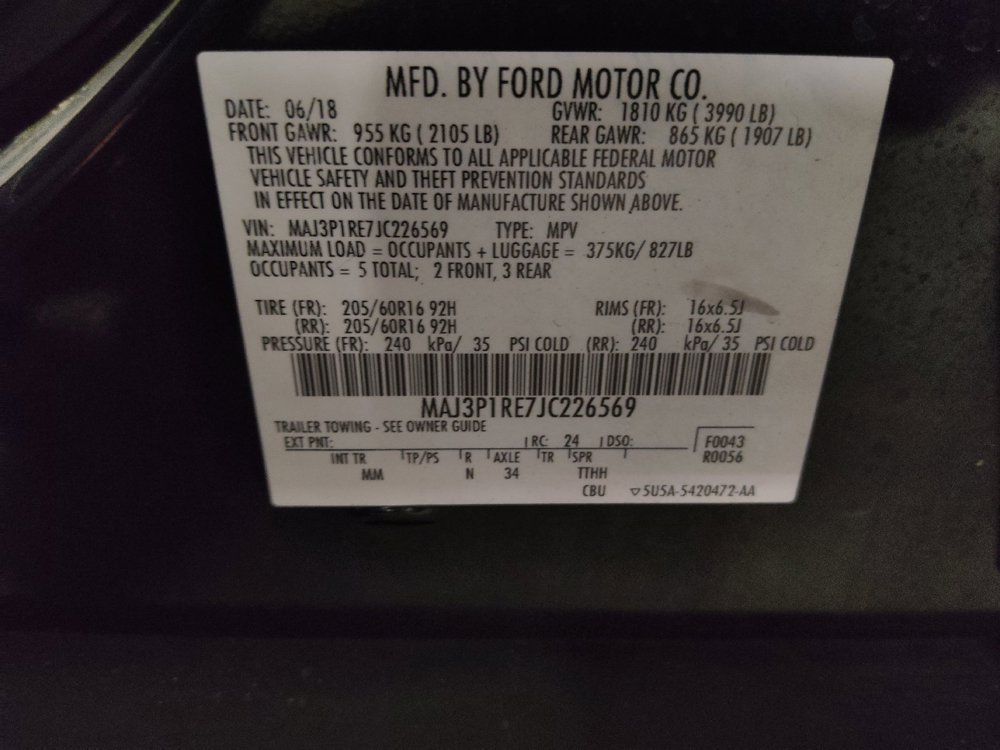 Used 2018 Ford EcoSport S FWD image 33