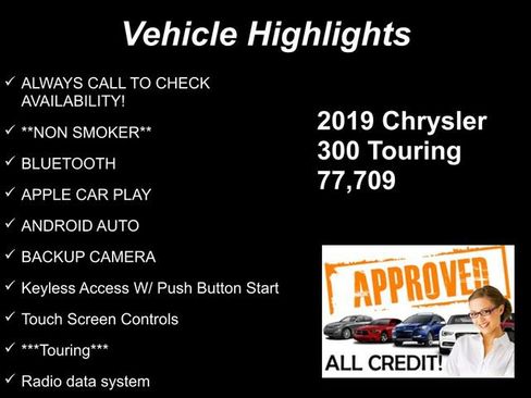Used 2019 Chrysler 300 Touring w/ Sport Appearance Package image 9