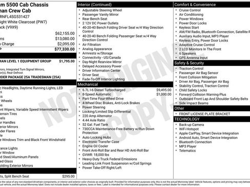 New 2025 RAM 5500 Tradesman image 5