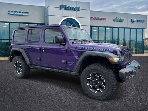 Used 2023 Jeep Wrangler Unlimited Rubicon 4xe w/ Cold Weather Group image 1