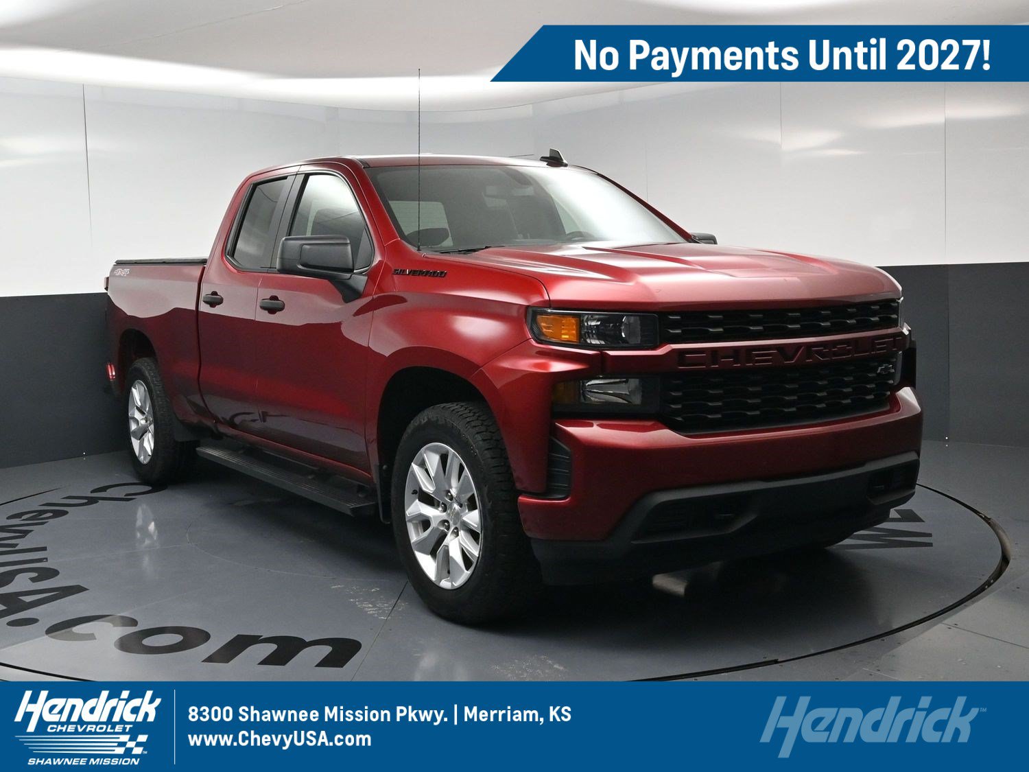 Used 2020 Chevrolet Silverado 1500 Custom w/ Custom Value Package AWD/4WD image 1