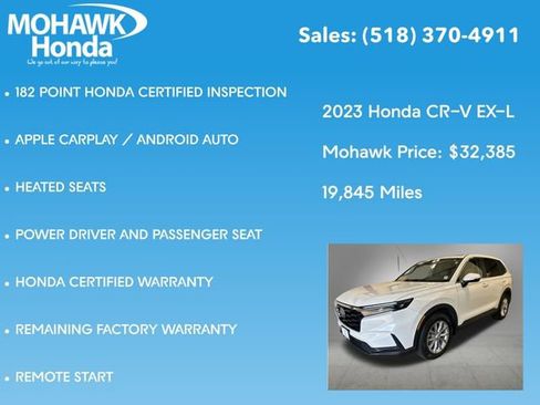 Certified 2023 Honda CR-V EX-L image 16