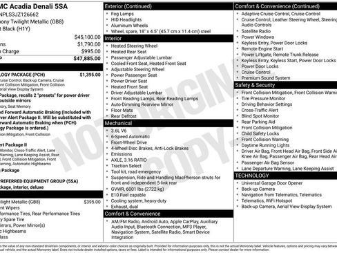 Used 2018 GMC Acadia Denali w/ Technology Package image 38