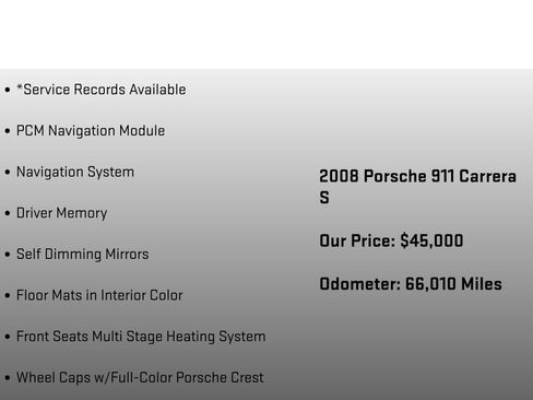 Used 2008 Porsche 911 Carrera S image 12
