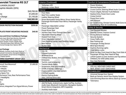 Used 2019 Chevrolet Traverse RS image 3