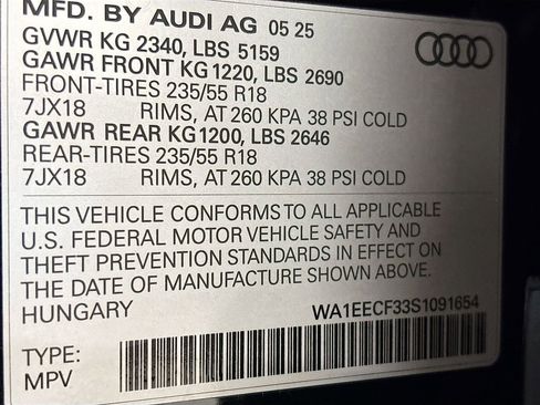 New 2025 Audi Q3 2.0T Premium Plus image 25