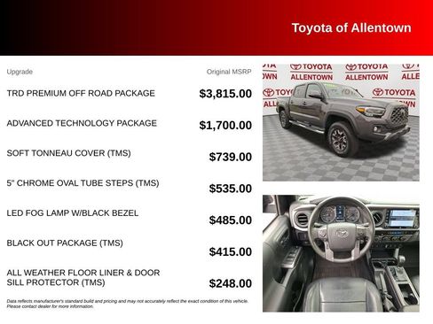 Used 2022 Toyota Tacoma TRD Off-Road w/ TRD Premium Off Road Package AWD/4WD image 5