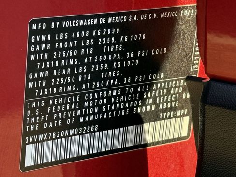 Used 2022 Volkswagen Taos SE image 25