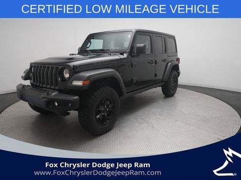 Certified 2022 Jeep Wrangler Unlimited Sport AWD/4WD image 1