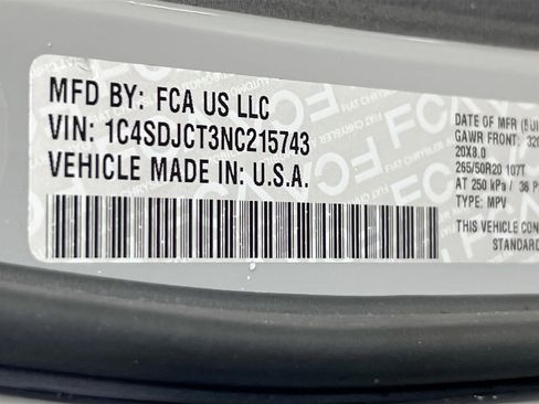 Used 2022 Dodge Durango R/T w/ Blacktop Package image 33