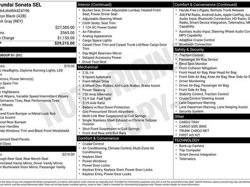 Used 2024 Hyundai Sonata SEL FWD image 25