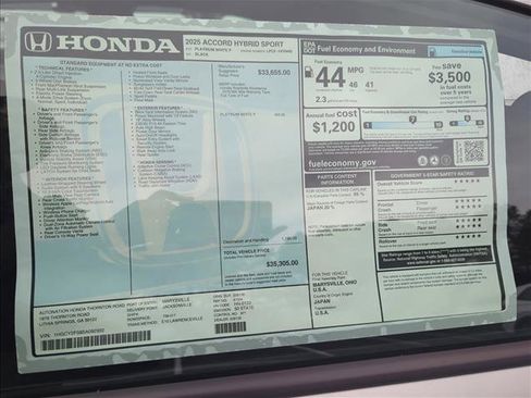 New 2025 Honda Accord Sport image 21