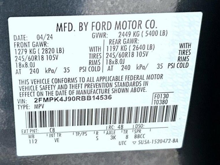 Used 2024 Ford Edge SEL w/ Convenience Package AWD/4WD image 26