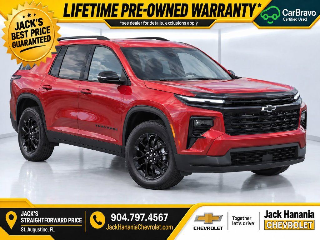 Used 2025 Chevrolet Traverse LT w/ Midnight/Sport Edition FWD image 1