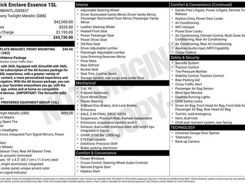 Used 2020 Buick Enclave Essence FWD image 4