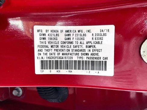 Used 2016 Honda Accord Sport image 16