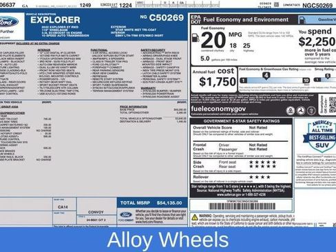 Used 2022 Ford Explorer ST w/ ST Street Pack RWD image 3