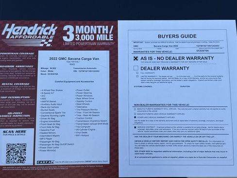 Used 2022 GMC Savana 2500 image 29