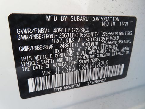 Used 2022 Subaru Forester Sport w/ Popular Package #2 AWD/4WD image 28