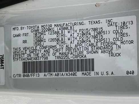 Used 2014 Toyota Tacoma 2WD Access Cab w/ Convenience Package image 12