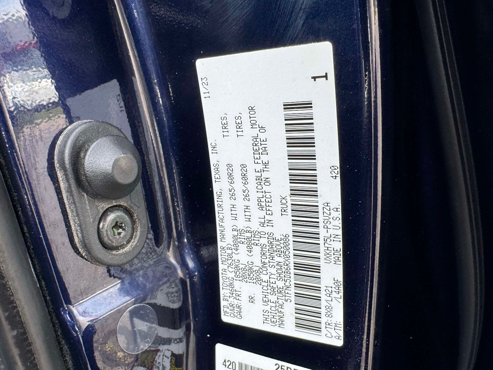 Certified 2024 Toyota Tundra Platinum AWD/4WD image 27