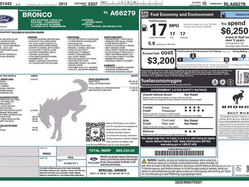 Used 2024 Ford Bronco Wildtrak AWD/4WD image 6