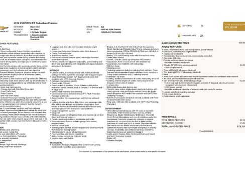 Used 2019 Chevrolet Suburban Premier image 3