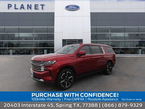 Used 2022 Chevrolet Suburban High Country RWD image 1