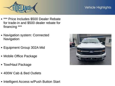 Used 2024 Ford F150 XLT w/ Equipment Group 302A MID image 12