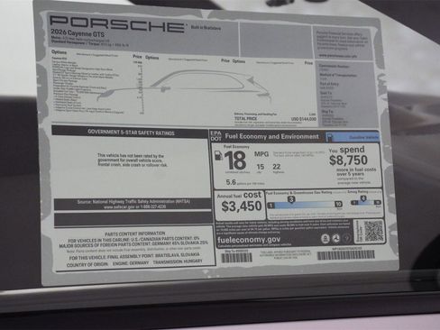 New 2026 Porsche Cayenne GTS image 25