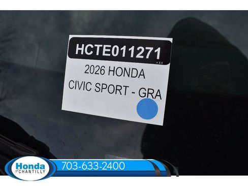 New 2026 Honda Civic Sport image 32
