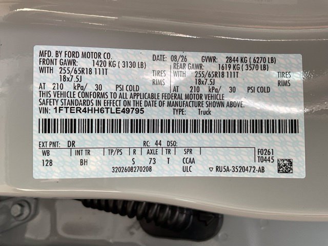 New 2026 Ford Ranger XLT w/ Equipment Group 301A High AWD/4WD image 43