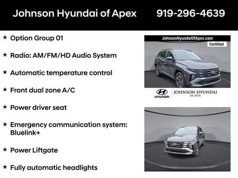 Certified 2025 Hyundai Tucson Blue AWD/4WD image 6