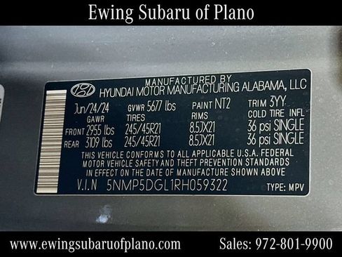 Used 2024 Hyundai Santa Fe Calligraphy AWD/4WD image 34