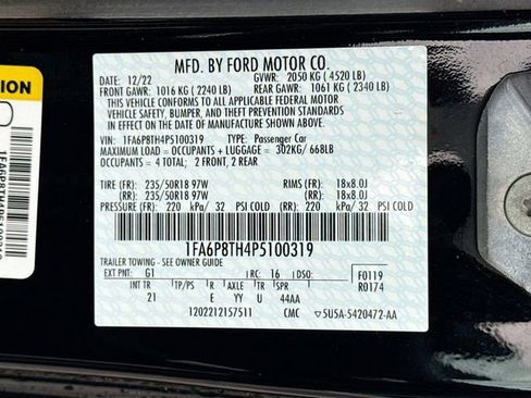 Used 2023 Ford Mustang Coupe w/ Equipment Group 101A image 32