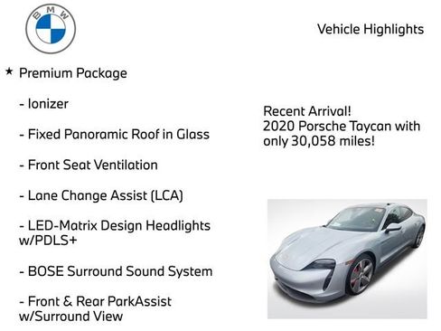 Used 2020 Porsche Taycan 4S AWD/4WD image 3