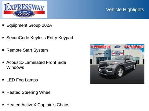 Used 2024 Ford Explorer XLT w/ Equipment Group 202A image 2