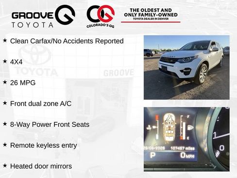 Used 2016 Land Rover Discovery Sport SE AWD/4WD image 4