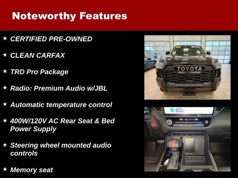 Used 2023 Toyota Tundra TRD Pro AWD/4WD image 7