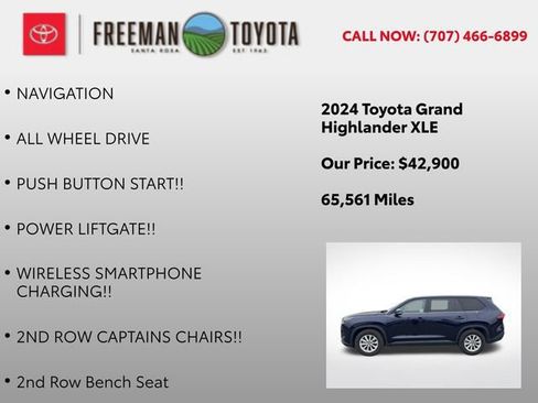 Used 2024 Toyota Grand Highlander XLE image 9