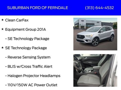 Used 2017 Ford Escape SE w/ Equipment Group 201A image 4