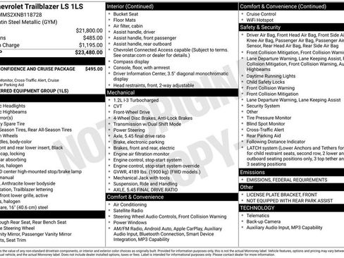 Used 2022 Chevrolet TrailBlazer LS image 6