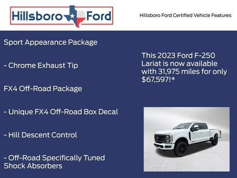 Certified 2023 Ford F250 Lariat w/ Lariat Ultimate Package AWD/4WD image 9