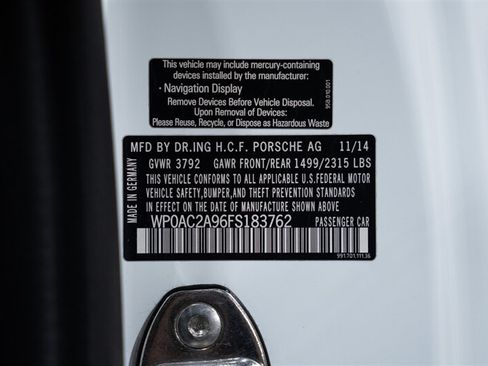 Used 2015 Porsche 911 GT3 RWD image 27