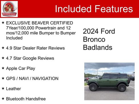 Used 2024 Ford Bronco Badlands AWD/4WD image 5