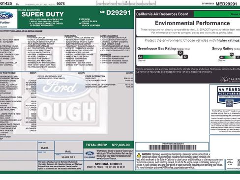 Used 2021 Ford F350 Lariat w/ Lariat Ultimate Package image 29