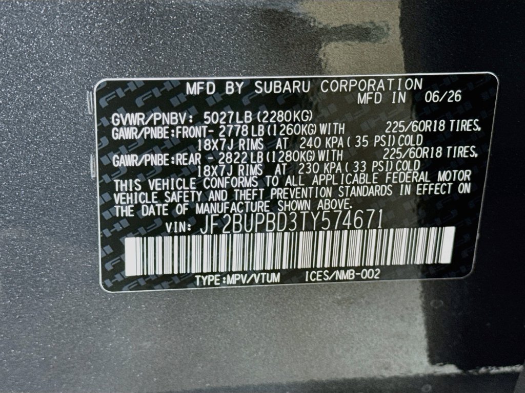 New 2026 Subaru Outback Premium AWD/4WD image 43