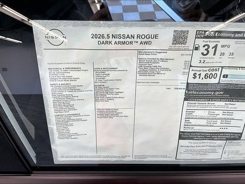 New 2026 Nissan Rogue Dark Armor AWD/4WD image 39