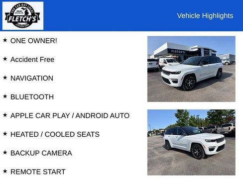 Used 2023 Jeep Grand Cherokee Summit AWD/4WD image 2