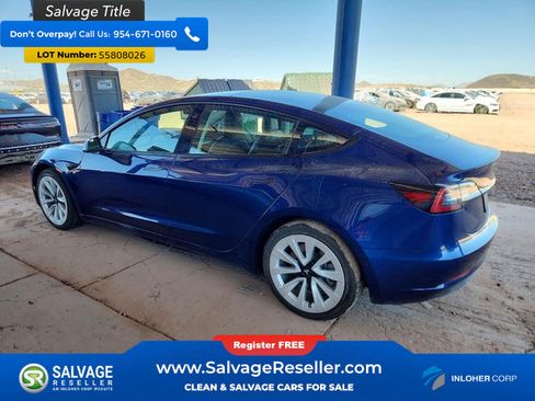 Used 2022 Tesla Model 3 Long Range AWD/4WD image 3